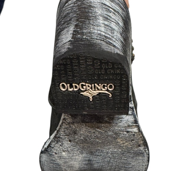 Like New Old Gringo Belinda 18” Boots in Black Size 5 - Picture 11 of 14